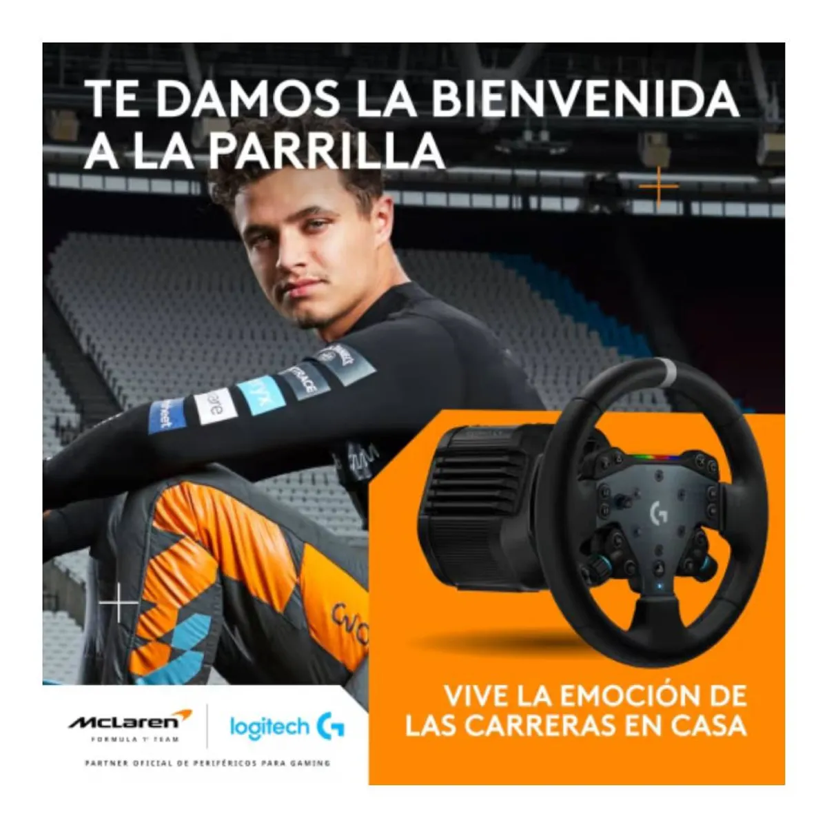 LOGITECH - Volante de Carreras Logitech G RS50 System PS4/PS5/PC