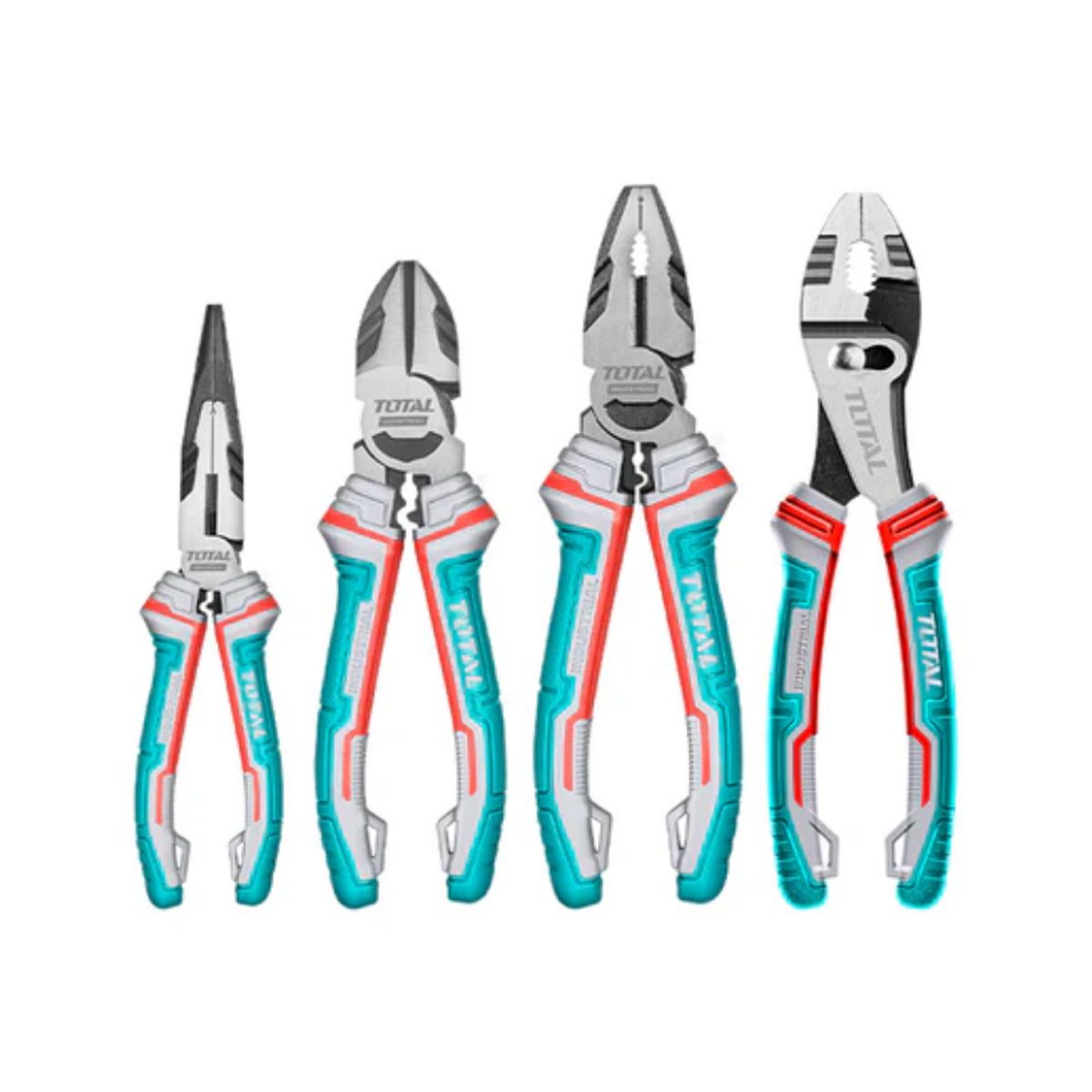 TOTAL TOOLS - JGO ALICATES POR 4PCS TOTAL