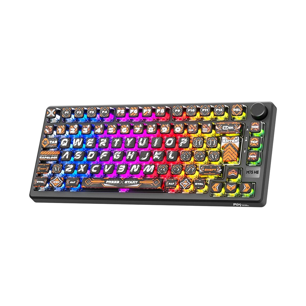 ROYAL KLUDGE - Teclado Magnético Gamer 75% RK RKM75 HE - Royal Kludge