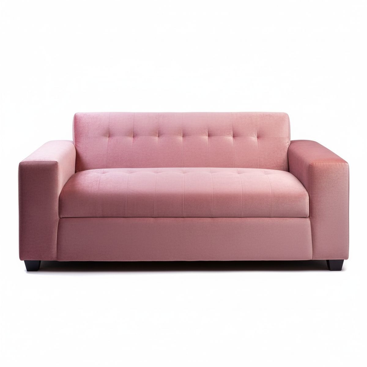 MUEBLES NEW - SOFA DOS CUERPOS PALO ROSA FELPA