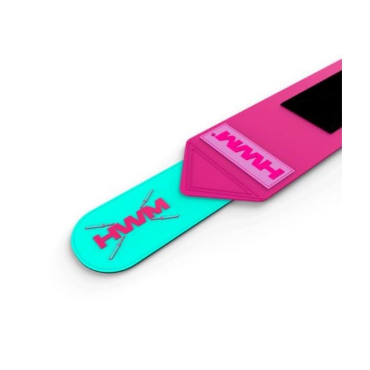 HWM - Muñequeras Elasticas Hwm Powerlifting Gym Entrenamiento 2.0 Talla S