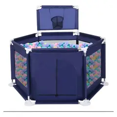 GENERICO - CORRAL PELOTERO HEXAGONAL ARO DE BALONCESTO