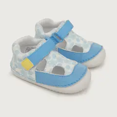 OPALINE - Sandalia de niña velcro Morado