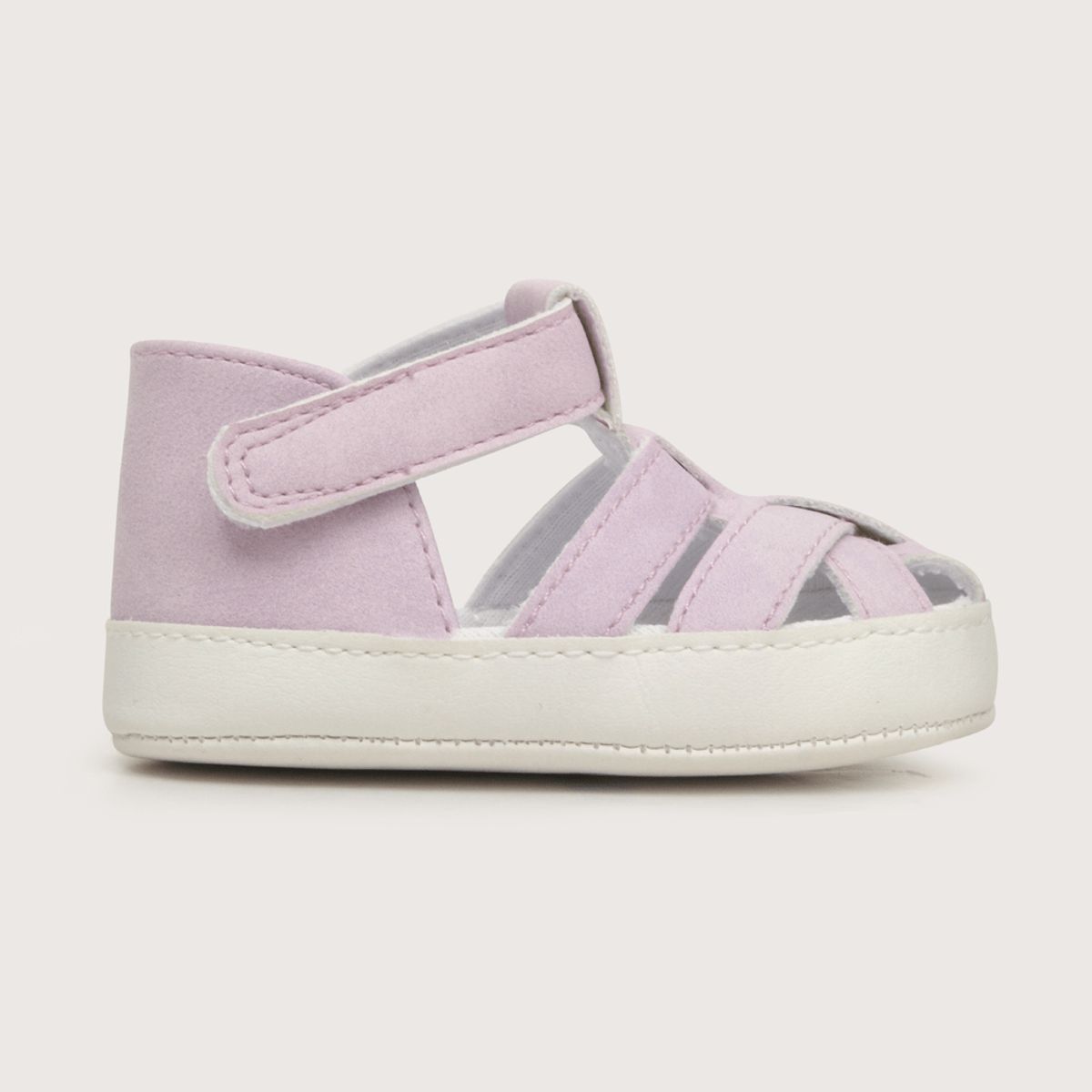 OPALINE - Sandalia de niña textil Morado