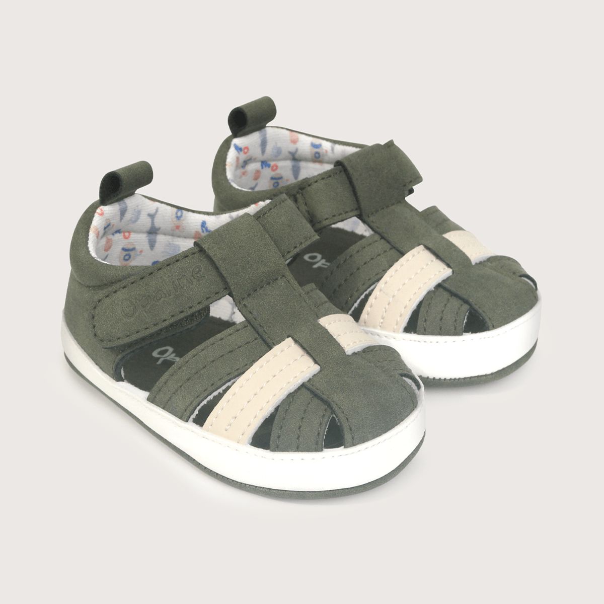 OPALINE - Sandalia de bebé niño Verde