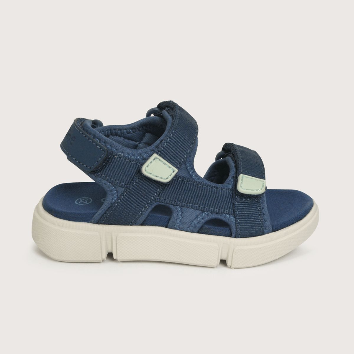 OPALINE - Sandalia de niño sport velcro doble Azul