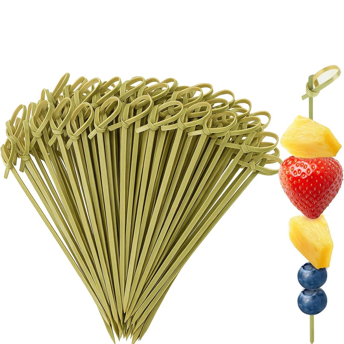 GENERICO - Brocheta Pincho De Bambu 9cm 500 Unidades