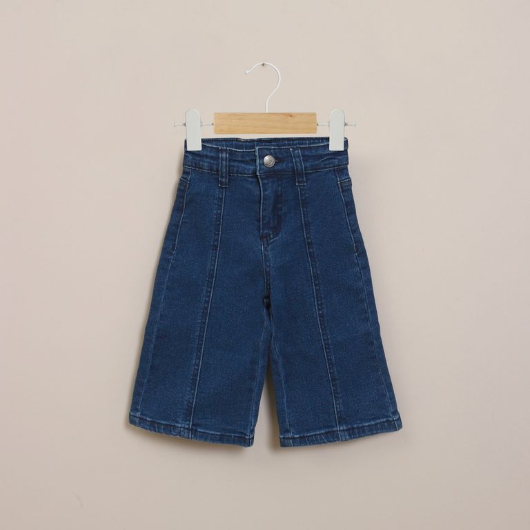 Jeans Wide Leg Infant Nina Azul Azul 4 ANOS