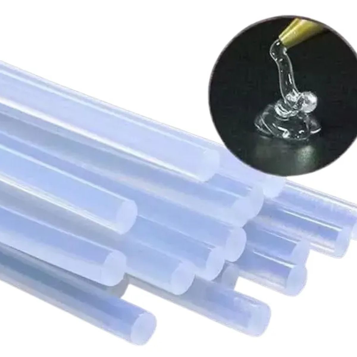 GENERICO - 1kg Barras de Silicona Gruesa 11mm x 27cm