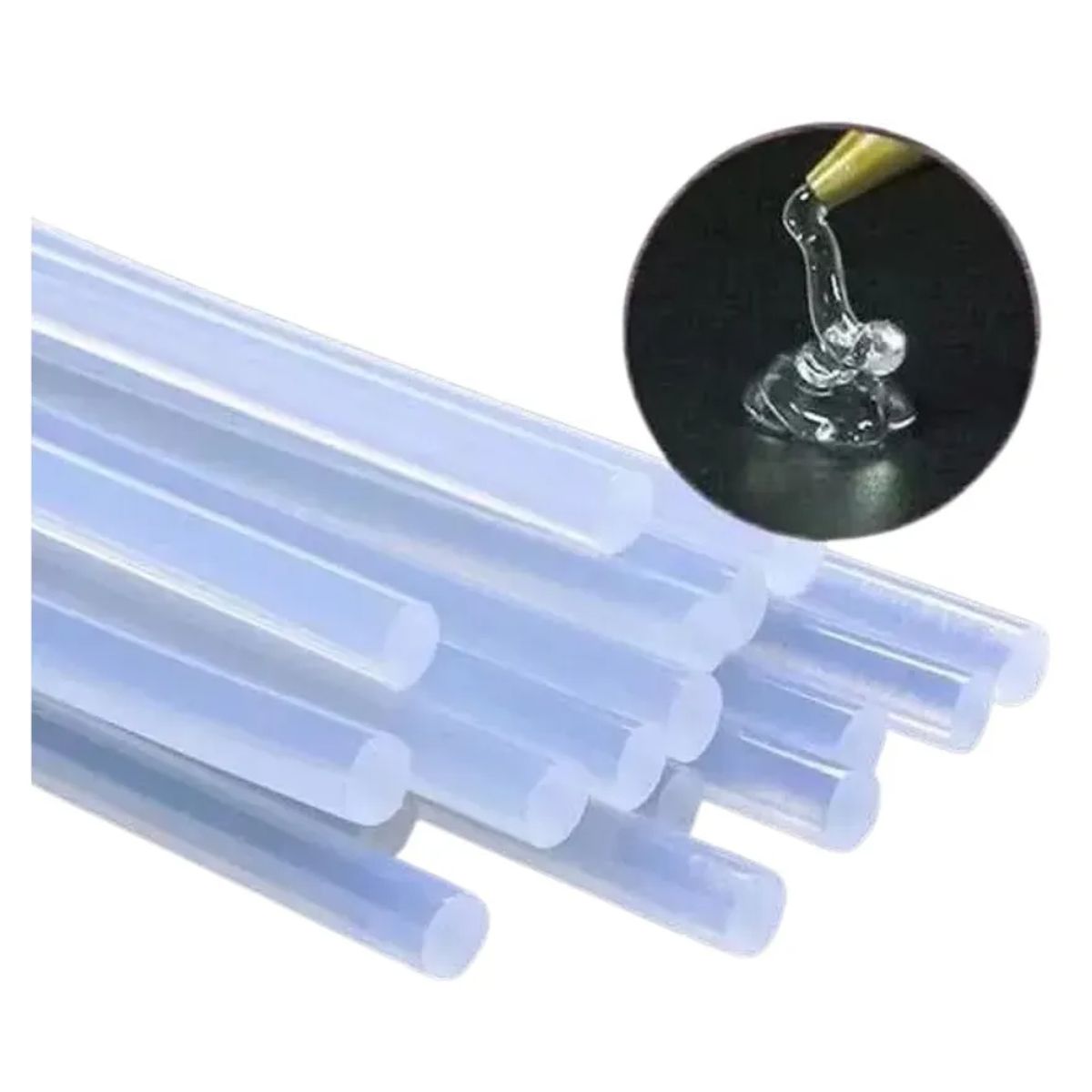 GENERICO - 1kg Barras de Silicona Gruesa 11mm x 27cm