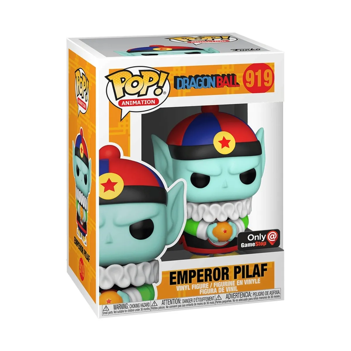 FUNKO - Funko Pop Dragon Ball Z – Emperador Pilaf 919 + Protector