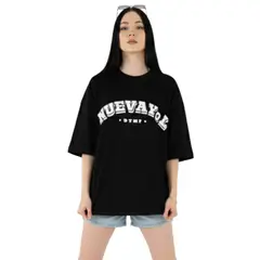 TRIPLE PLAY - Polera Oversize Dama 100% Algodón NuevaYol