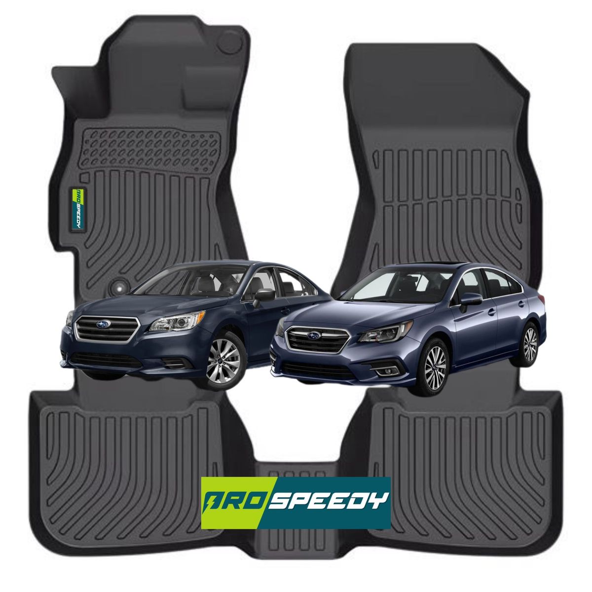GENERICO - PISOS CALCE PERFECTO PROSPEEDY SUBARU LEGACY 2015-2019 3PIEZAS