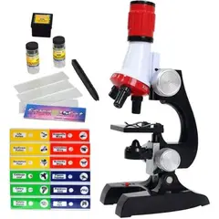 GENERICO - Kit De Ciencia Para Niños Microscopio Juguete Educativo