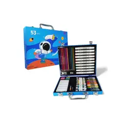 GENERICO - Maleta De Arte Set Pintura Lápices Dibujos Para Niños 53pcs