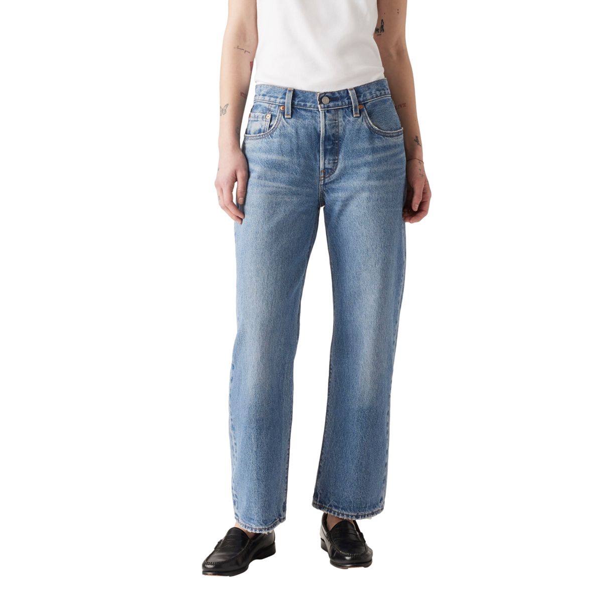 LEVIS - Jeans Mujer 501 '90s Ankle Azul Levis
