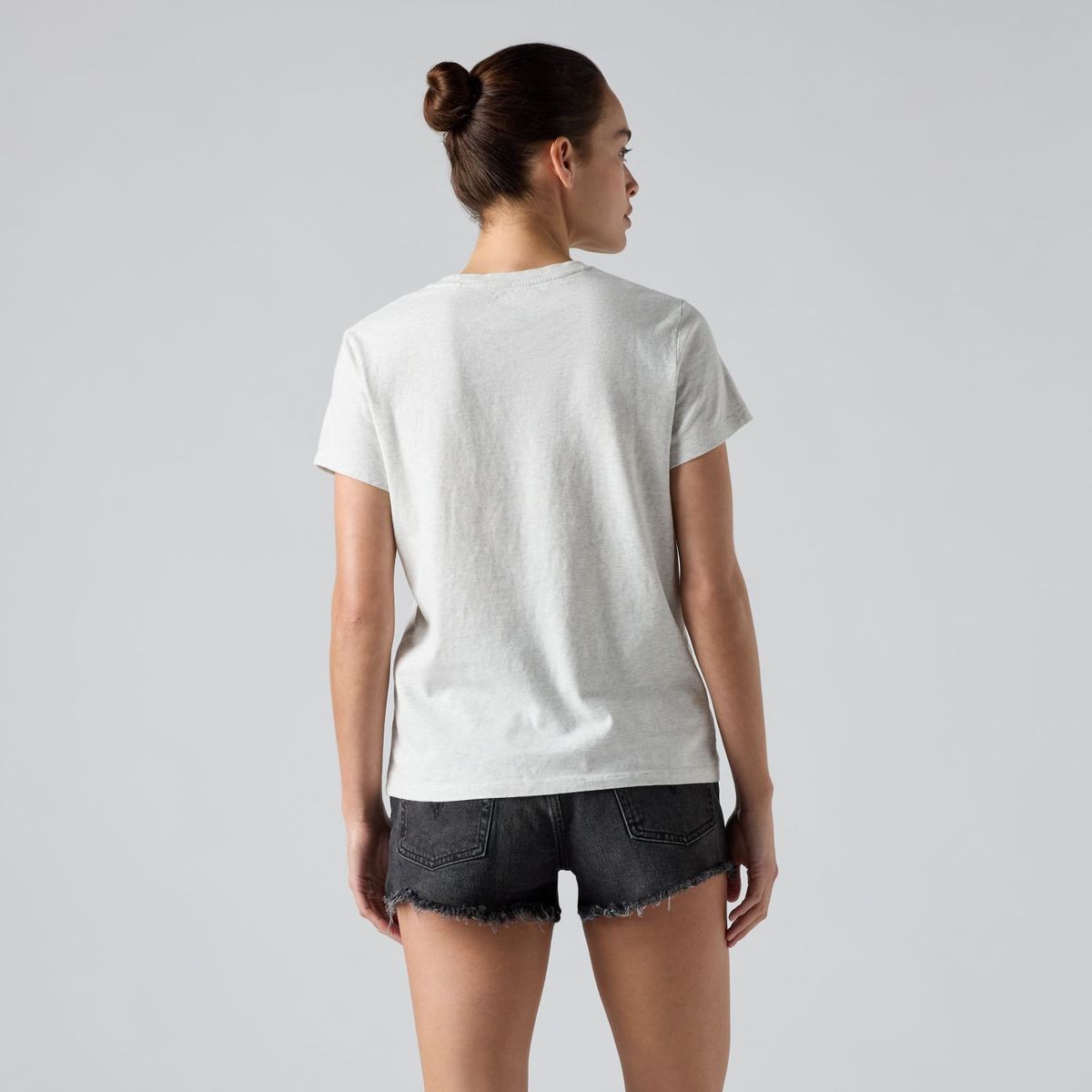 LEVIS - Polera Mujer Regular Fit Gris Levis