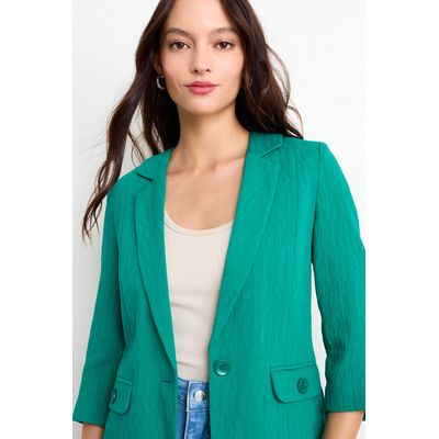 Imagen 2 del producto Blazer Liso Mujer Verde Oliva