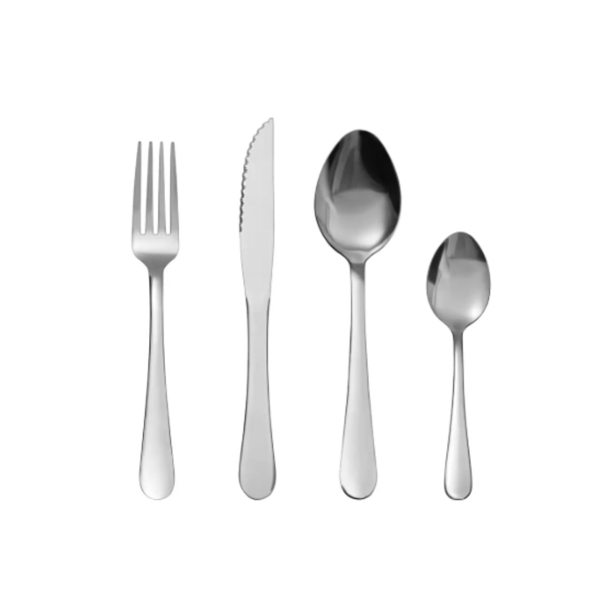 KRONS - Set de cuchilleria acero inoxidable Krons 24 piezas