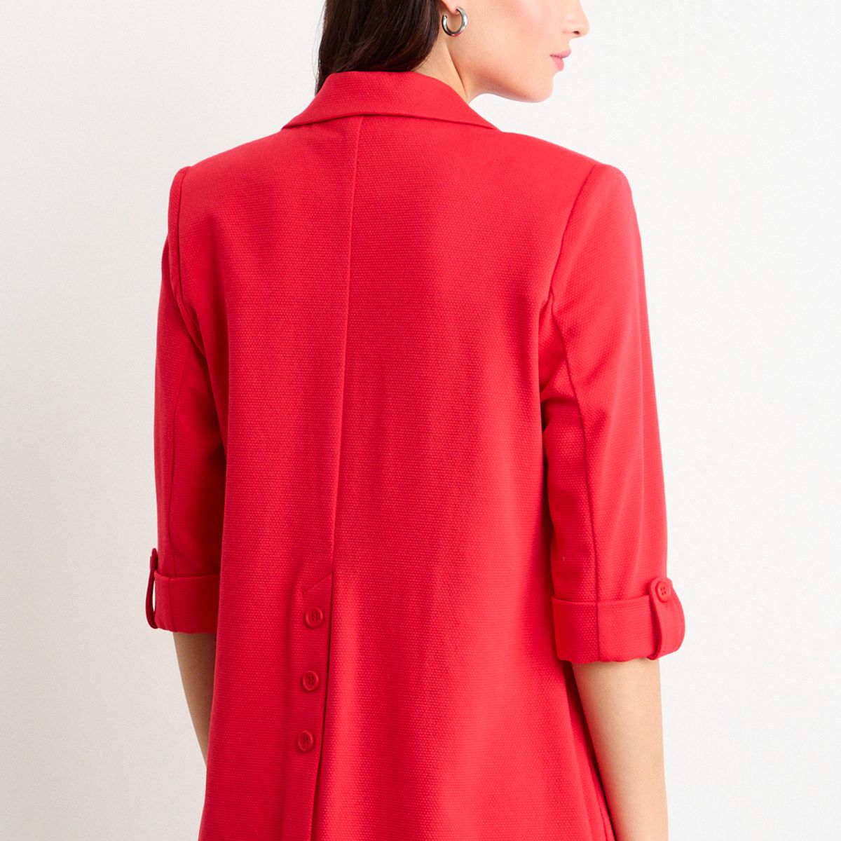 IO - Blazer Liso Mujer Rojo Io