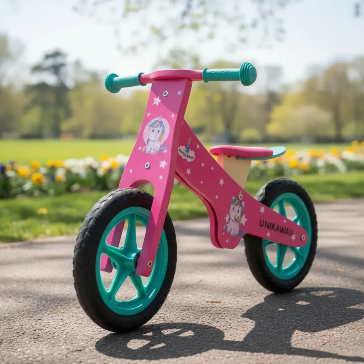 GENERICO - Bicicleta De Aprendizaje Balance Madera Para Niñas Unickawai