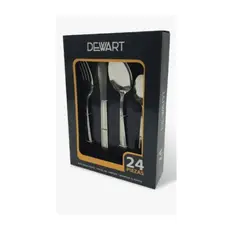 GENERICO - Set de cuchilleria acero inoxidable Dewart 24 piezas