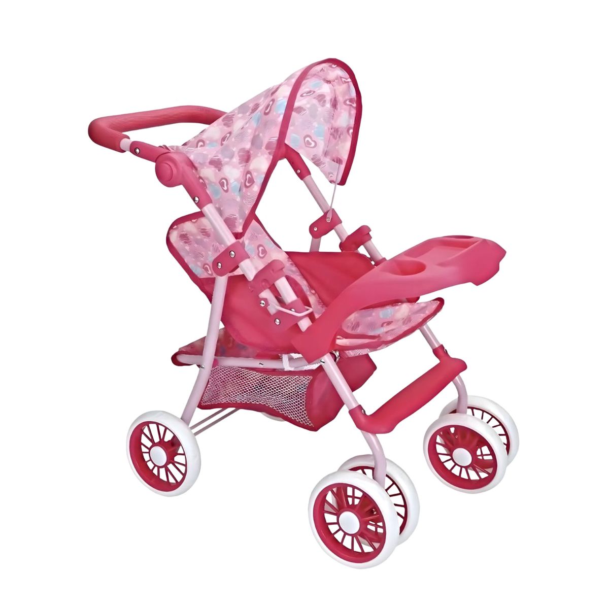 GENERICO - COCHE METALICO MEDIANO PARA MUÑECAS