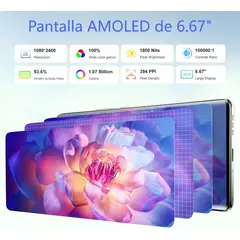 FOSSIBOT - S3 Pro Celular 20GB+128GB Doble SIM-black