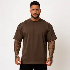 CREA PRINT - Polera Cuello Redondo Oversize 280g Streetwear 100% Algodón