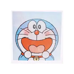 GENERICO - Kit De Arte Diamantes Cuadro 30x30 Bastidor Doraemon