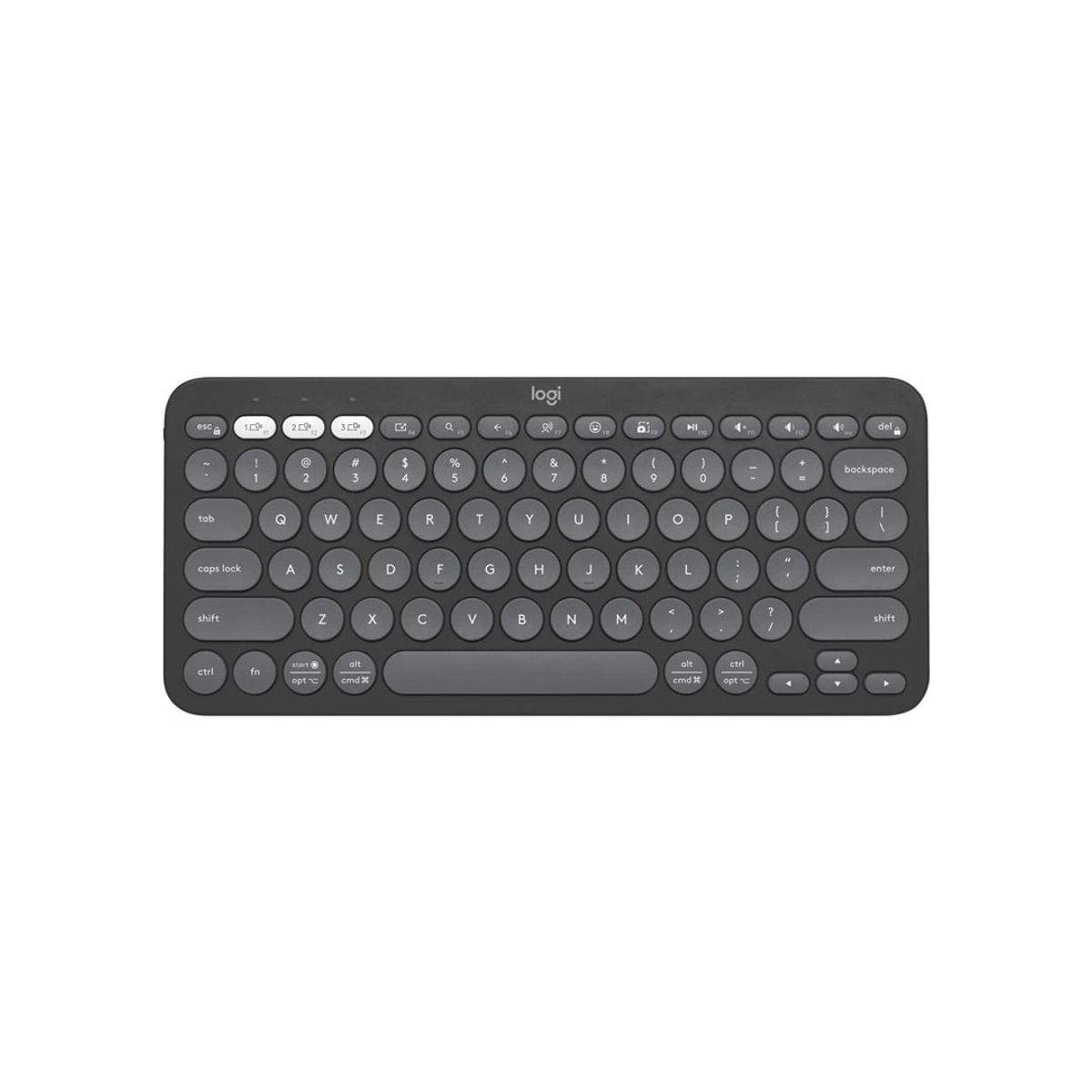 LOGITECH - Teclado Logitech Pebble Keys 2 K380S Grafito