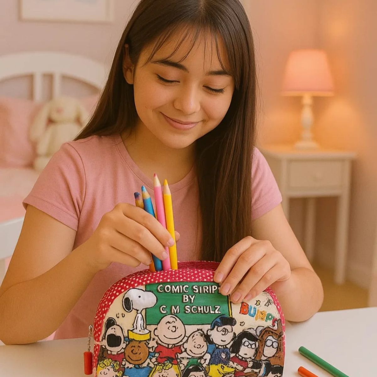 GENERICO - Estuche Cosmetiquero Snoopy Estuche Lapices