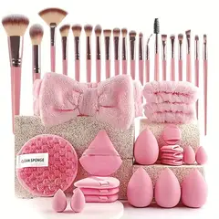 TNAKIEX - Brochas Maquillaje Profesional Y Herramientas Cosméticas 40p