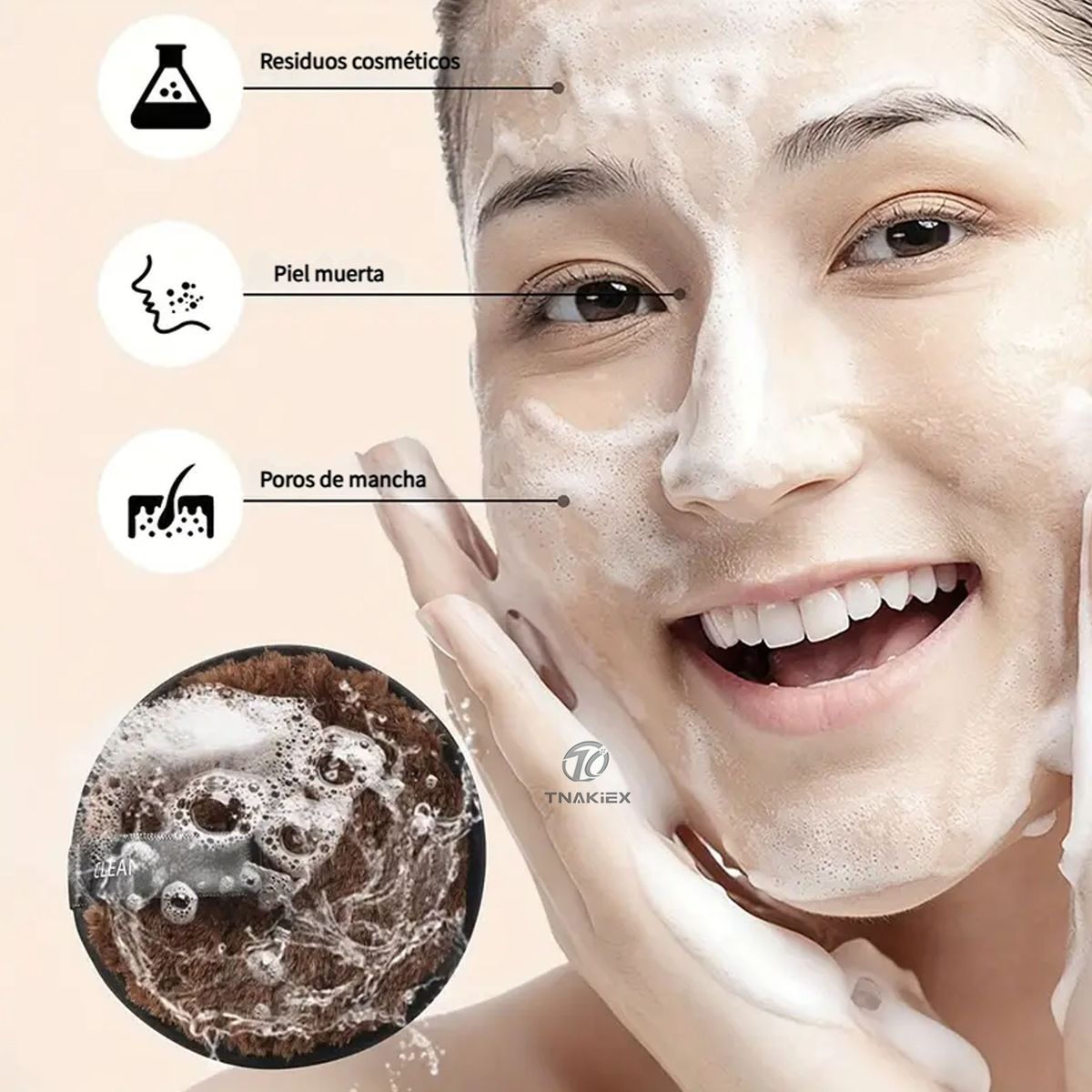 TNAKIEX - Brochas Maquillaje Profesional Y Herramientas Cosméticas 40p