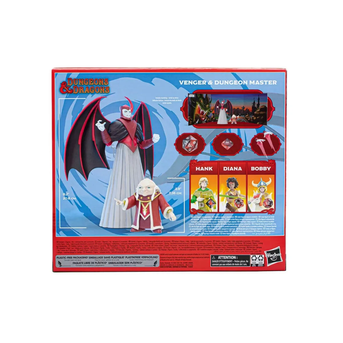 HASBRO - Figuras Dungeons & Dragons Venger And Dungeon Master Calabozos y Dragones