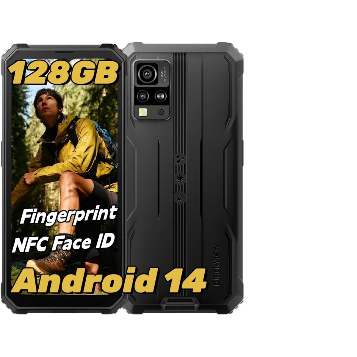 BLACKVIEW - Blackview BV4800 PRO Celular 12GB+128GB-black