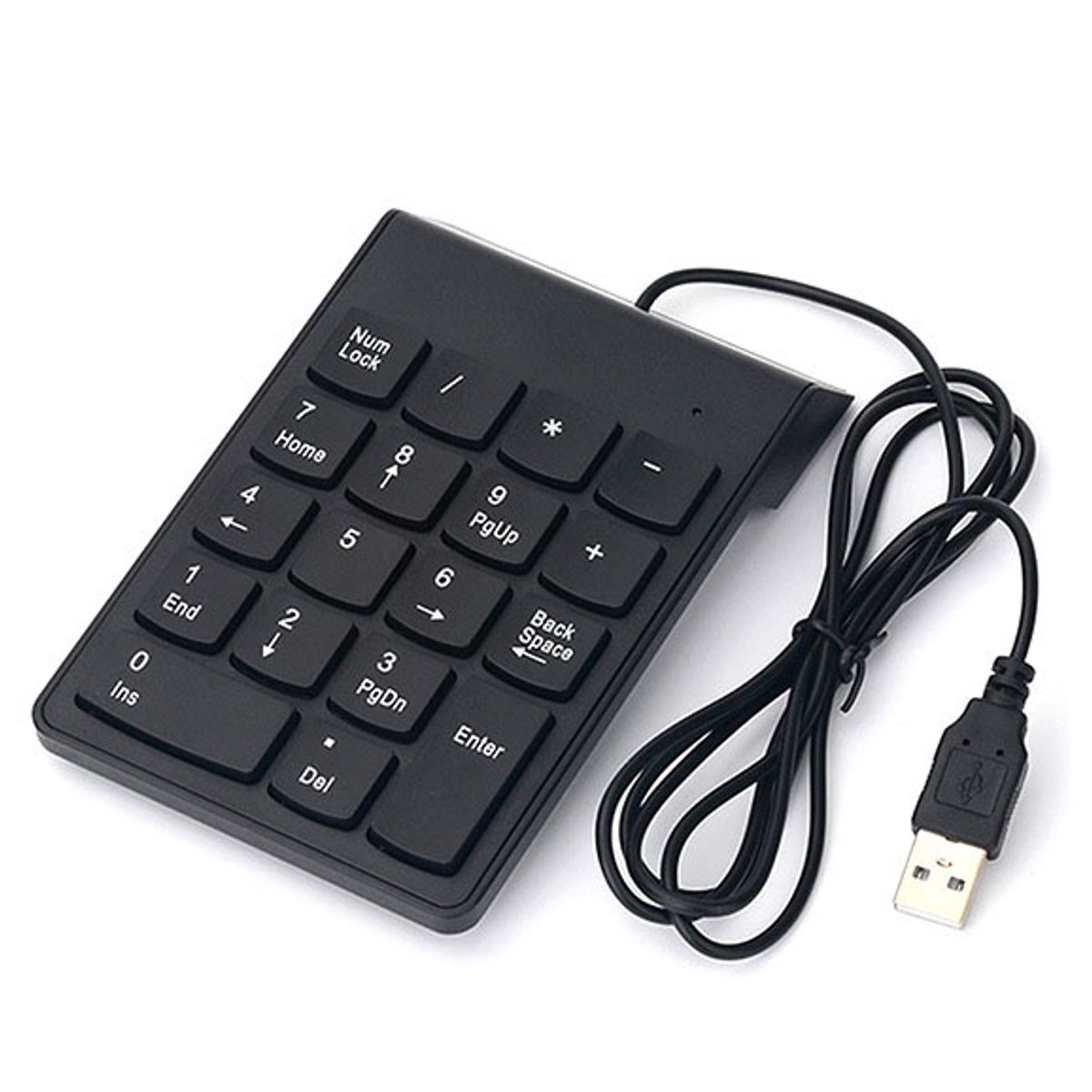 GENERAL - Contabilidad Bancaria Mini Teclado Portátil Con Cable Negro