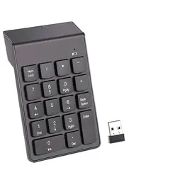 GENERAL - Contabilidad Bancaria Mini Teclado Inalámbrico Portátil Negro