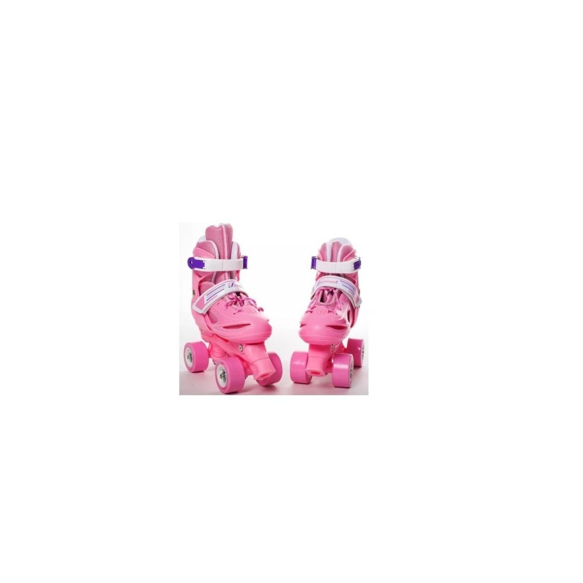 GENERICO - Patines 4 Ruedas Roller Rosado De Niña S 31 AL 34