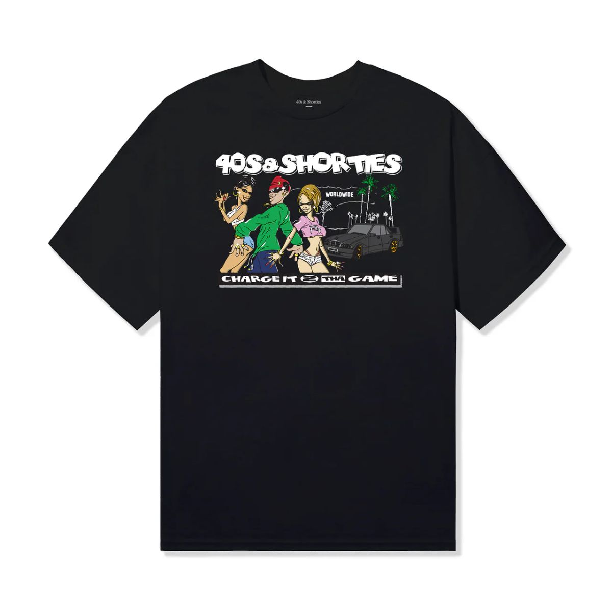 40S & SHORTIES - Polera 40S & SHORTIES Charget It Black