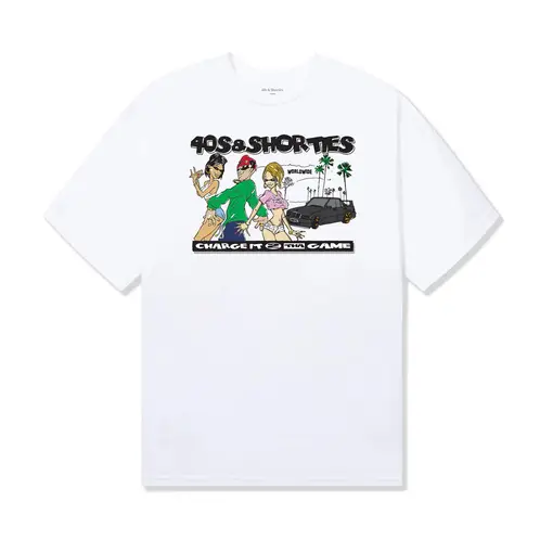 40S & SHORTIES - Polera Charget It White