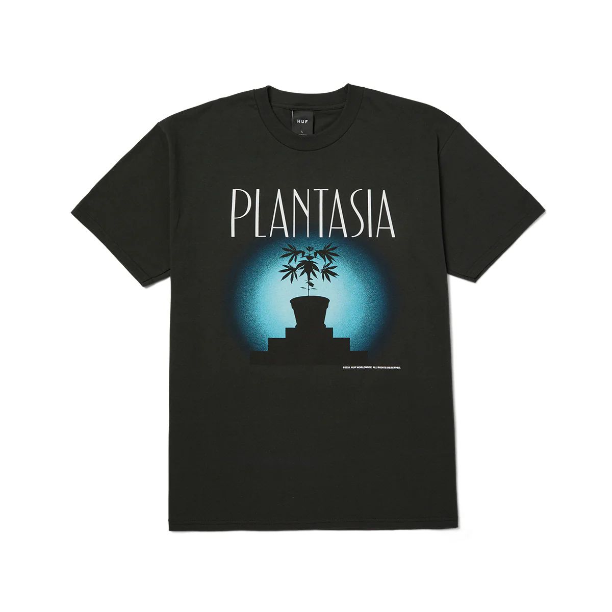 HUF - Polera HUF Plantasia S/S Tee Vintage Black