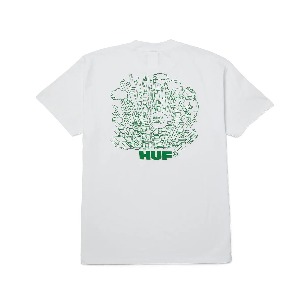 HUF - Polera HUF What a Jungle S/S Tee White