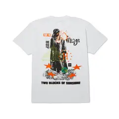 HUF - Polera Two Blocks Of Sunshine S/S Tee White