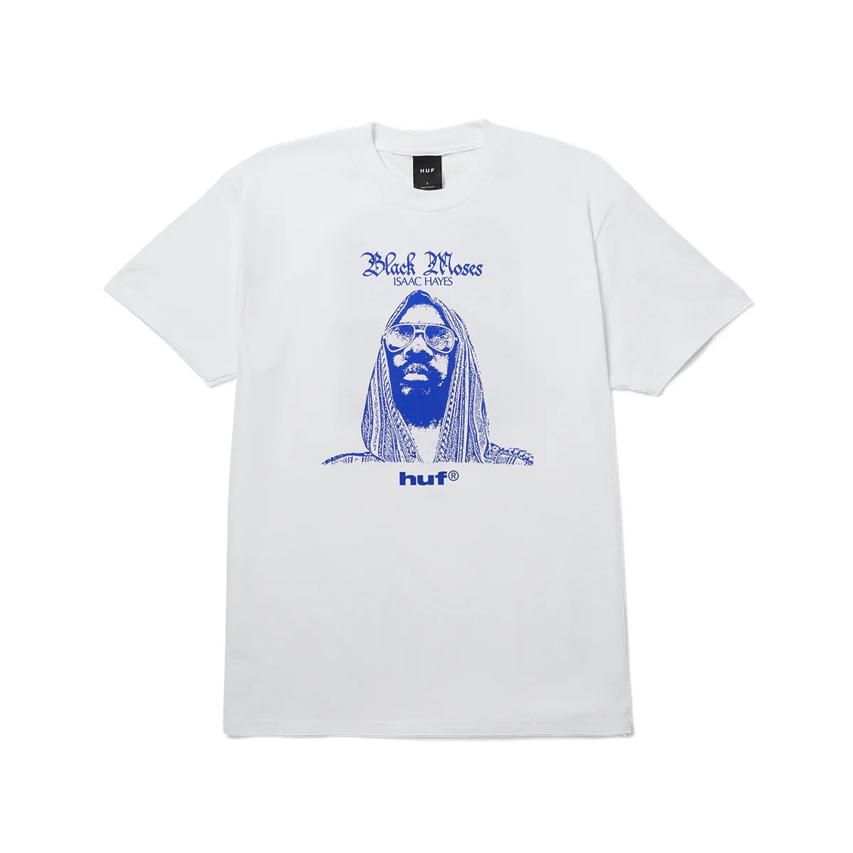 HUF - Polera HUF Black Moses S/S Heavyweight Tee White