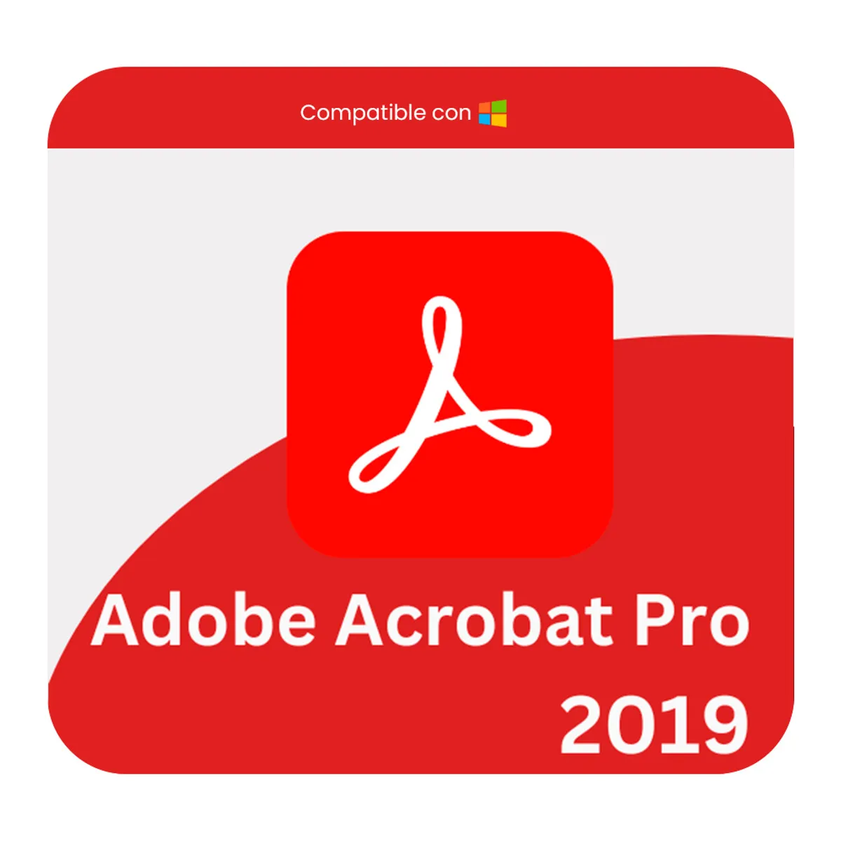 ADOBE - Adobe Acrobat Pro DC 2019 - Activación en 1 equipo (perpetua)