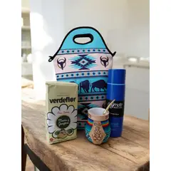 GENERICO - Set Mate + Yerba + Bombilla + Termo Y Bolso Matero