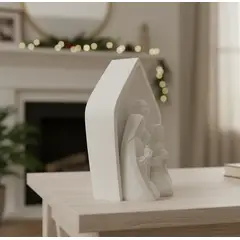 GENERICO - Adorno navidad - Pesebre sereno minimalista