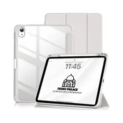 TECNOPALACE - Funda Smart Cover Clear Para iPad Air 13 M2 / M3 - Pro 12.9 - Gris