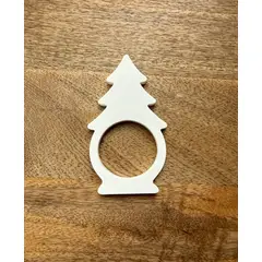 GENERICO - Adorno navidad árbol - Anillo para servilletas
